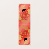 Elegant 2e Garnet Wedding Jubileum Kaart (Binnenkant ongevouwen)