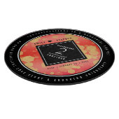 Elegant 2e Garnet Wedding Jubileum Snijplank (Hoek)