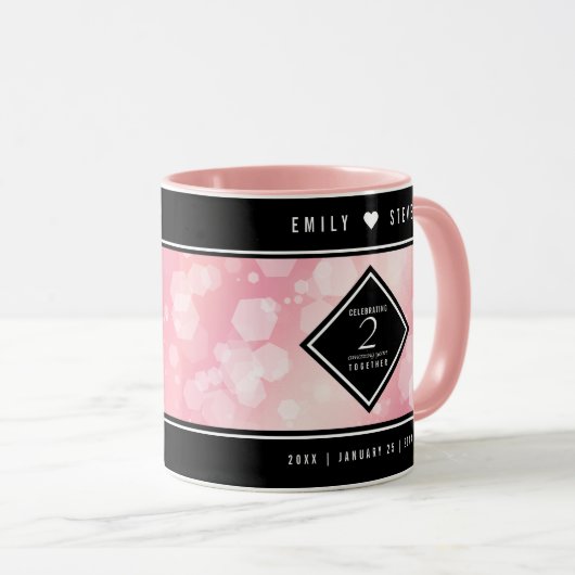 Elegant 2e Roos Jubileum Mok (Voorkant rechts)