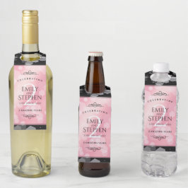 Elegant 2e Roos Jubileum van het Kwartz Weddenscha Flessenhanger