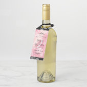 Elegant 2e Roos Jubileum van het Kwartz Weddenscha Flessenhanger (Schuin)