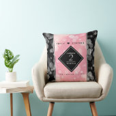 Elegant 2e Roos Jubileum van het Kwartz Weddenscha Kussen (Stoel)