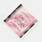 Elegant 2e Roos Jubileum van het Kwartz Weddenscha Servet (Hoek)