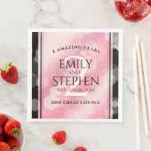 Elegant 2e Roos Jubileum van het Kwartz Weddenscha Servet (Insitu)