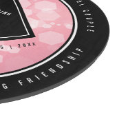 Elegant 2e Roos Jubileum van het Kwartz Weddenscha Snijplank (Hoek)