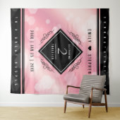 Elegant 2e Roos Jubileum van het Kwartz Weddenscha Wandkleed (In Situ (horizontaal))