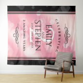 Elegant 2e Roos Jubileum van het Kwartz Weddenscha Wandkleed (In Situ (horizontaal))