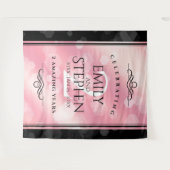 Elegant 2e Roos Jubileum van het Kwartz Weddenscha Wandkleed (Voorkant (horizontaal))