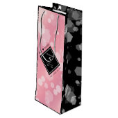 Elegant 2e Roos Jubileum van het Kwartz Weddenscha Wijn Cadeautas (Achterkant Gekanteld)