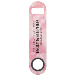 Elegant 2e Roos Quartz Wedding Jubileum Speed Flessenopener