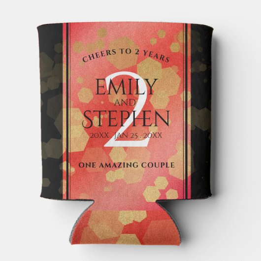 Elegant 2e  van het Jubileum van de Wondenweddensc Blikjeskoeler (Achterkant)