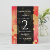 Elegant 2e van het Jubileum van de Wondenweddensc Kaart (Staand voorkant)