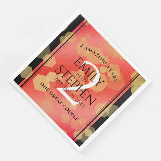 Elegant 2e  van het Jubileum van de Wondenweddensc Servet (Hoek)