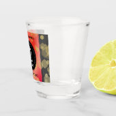 Elegant 2e van het Jubileum van de Wondenweddensc Shot Glas (Rechts)