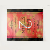 Elegant 2e  van het Jubileum van de Wondenweddensc Wandkleed (Voorkant (horizontaal))