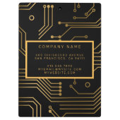 Elegant 2in1 Luxury Professional Visitekaartje & Klembord (Achterkant)