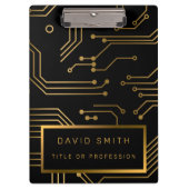 Elegant 2in1 Luxury Professional Visitekaartje & Klembord (Voorkant)