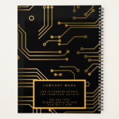 Elegant 2in1 Luxury Professional Visitekaartje & Planner (Achterkant)