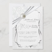 Elegant 30e Parel Jubileum Design Kaart (Voorkant)