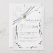 Elegant 30e Parel Jubileumdesign Kaart (Voorkant)