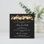 Elegant 30e verjaardag Gold Bokeh Licht Kaart (Staand voorkant)