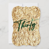 Elegant 30e verjaardag viering zwart Elegant Kaart (Achterkant)