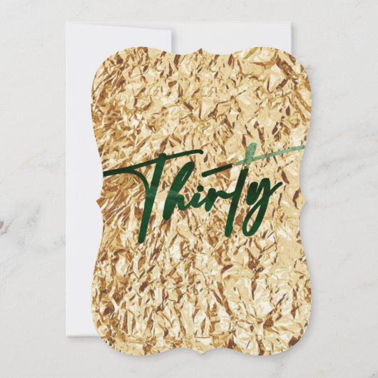 Elegant 30e verjaardag viering zwart Elegant Kaart (Achterkant)