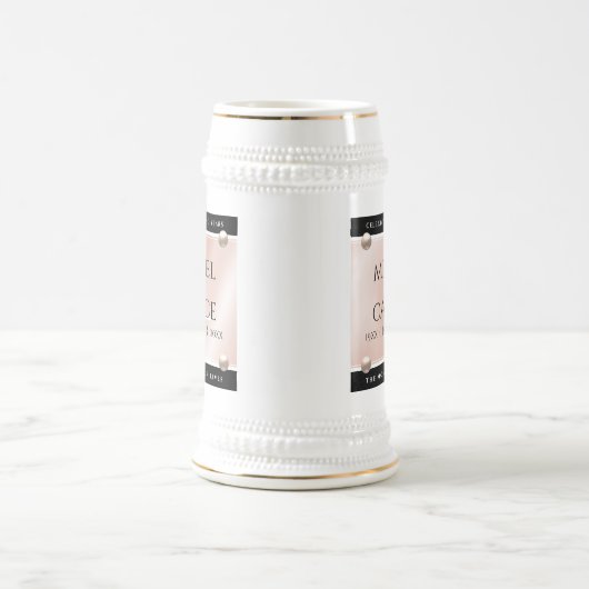 Elegant 30th 46th Pearl Wedding Jubileum Bierpul (Center)