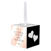 Elegant 30th 46th Pearl Wedding Jubileum Decoratie (Achter hoekig)