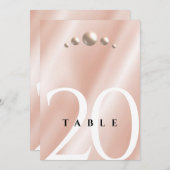 Elegant 30th 46th Pearl Wedding Jubileum Kaart (Voorkant / Achterkant)