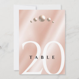 Elegant 30th 46th Pearl Wedding Jubileum Kaart