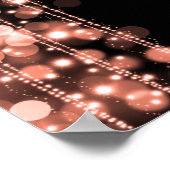 Elegant 30th Birthday Party Sparkles Roos Gold Poster (Hoek)