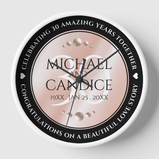 Elegant 30th Pearl Wedding Jubileum Celebration (Voorkant)