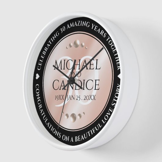 Elegant 30th Pearl Wedding Jubileum Celebration (Hoek)