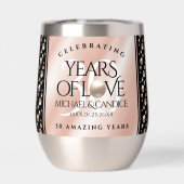 Elegant 30th Pearl Wedding Jubileum Celebration (Achterkant)