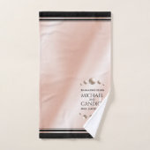 Elegant 30th Pearl Wedding Jubileum Celebration Bad Handdoek (Handdoek)