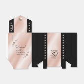 Elegant 30th Pearl Wedding Jubileum Celebration Bedankdoosjes (Uitgevouwen)