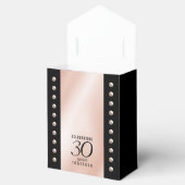 Elegant 30th Pearl Wedding Jubileum Celebration Bedankdoosjes (Geopend)