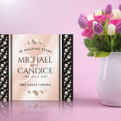 Elegant 30th Pearl Wedding Jubileum Celebration Canvas Afdruk