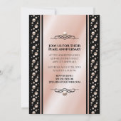 Elegant 30th Pearl Wedding Jubileum Celebration Kaart (Achterkant)