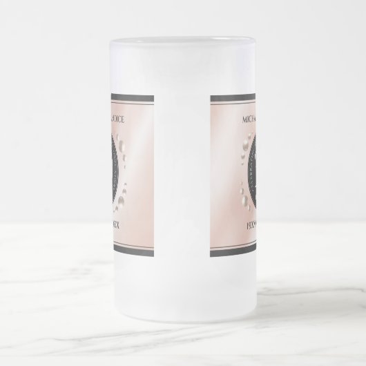 Elegant 30th Pearl Wedding Jubileum Celebration Matglas Bierpul (Center)