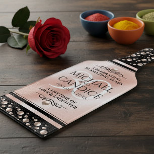 Elegant 30th Pearl Wedding Jubileum Celebration Snijplank