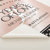 Elegant 30th Pearl Wedding Jubileum Sherpa Deken (3/4)