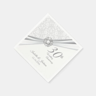 Elegant 30th Wedding Jubileum Design Servet