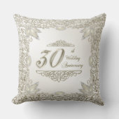 Elegant 30th Wedding Jubileum Sierkussen (Voorkant)