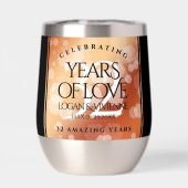 Elegant 32e Bronze Wedding Jubileum (Achterkant)