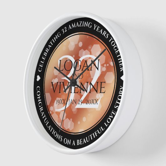 Elegant 32e Bronze Wedding Jubileum (Hoek)