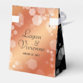 Elegant 32e Bronze Wedding Jubileum Bedankdoosjes (Achterkant)