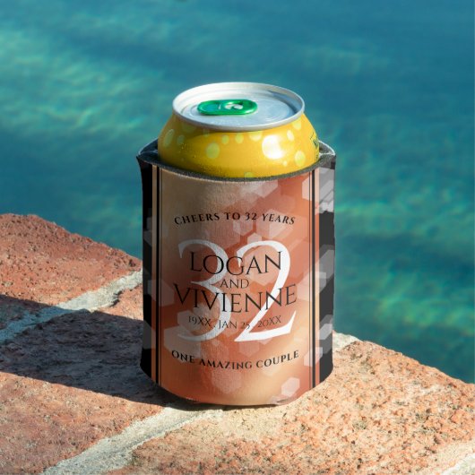 Elegant 32e Bronze Wedding Jubileum Blikjeskoeler (Insitu Zwembad)