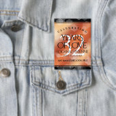 Elegant 32e Bronze Wedding Jubileum Button (Insitu)